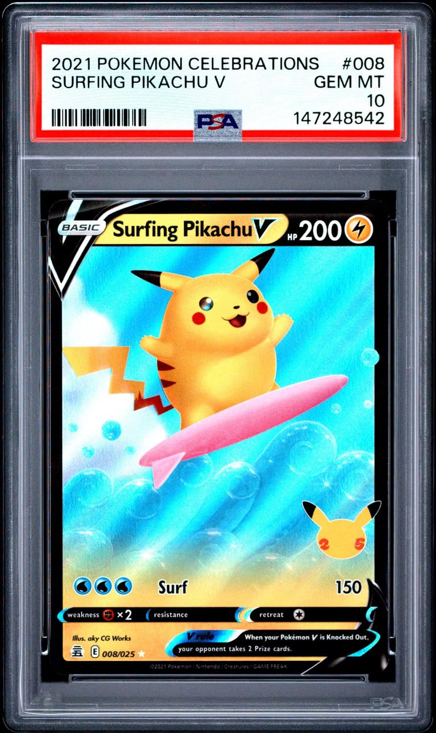 Surfing Pikachu V