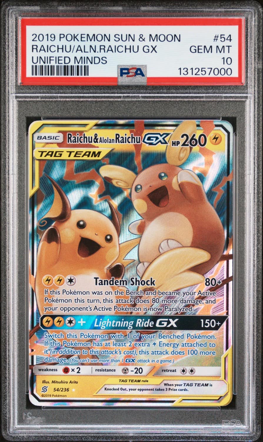 Raichu & Alolan Raichu Gx