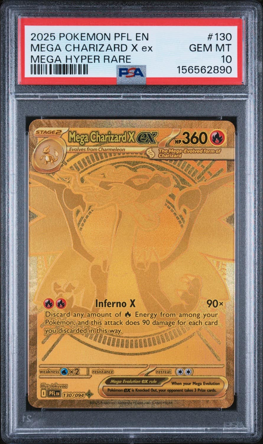Mega Charizard X Ex
