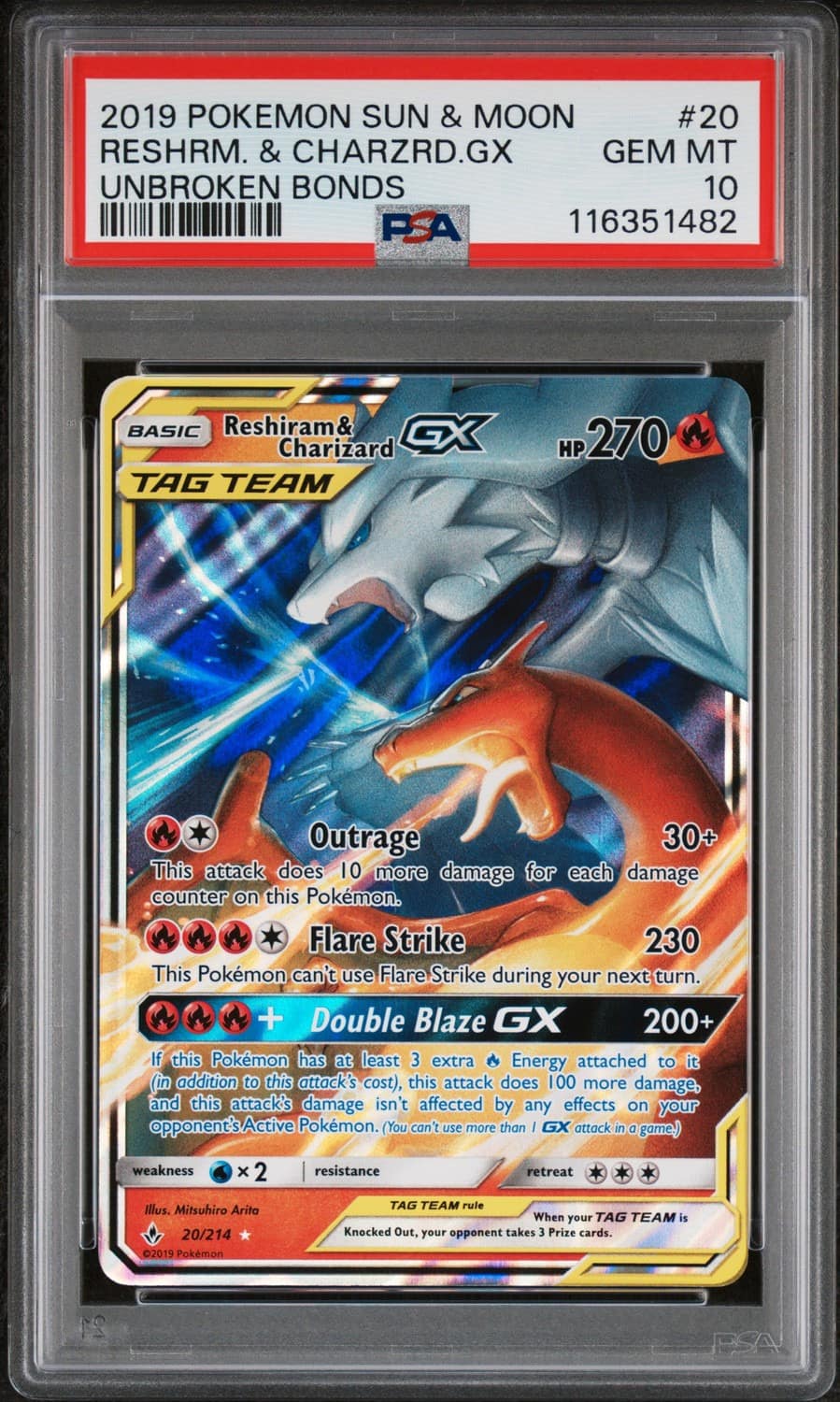 Reshiram & Charizard Gx