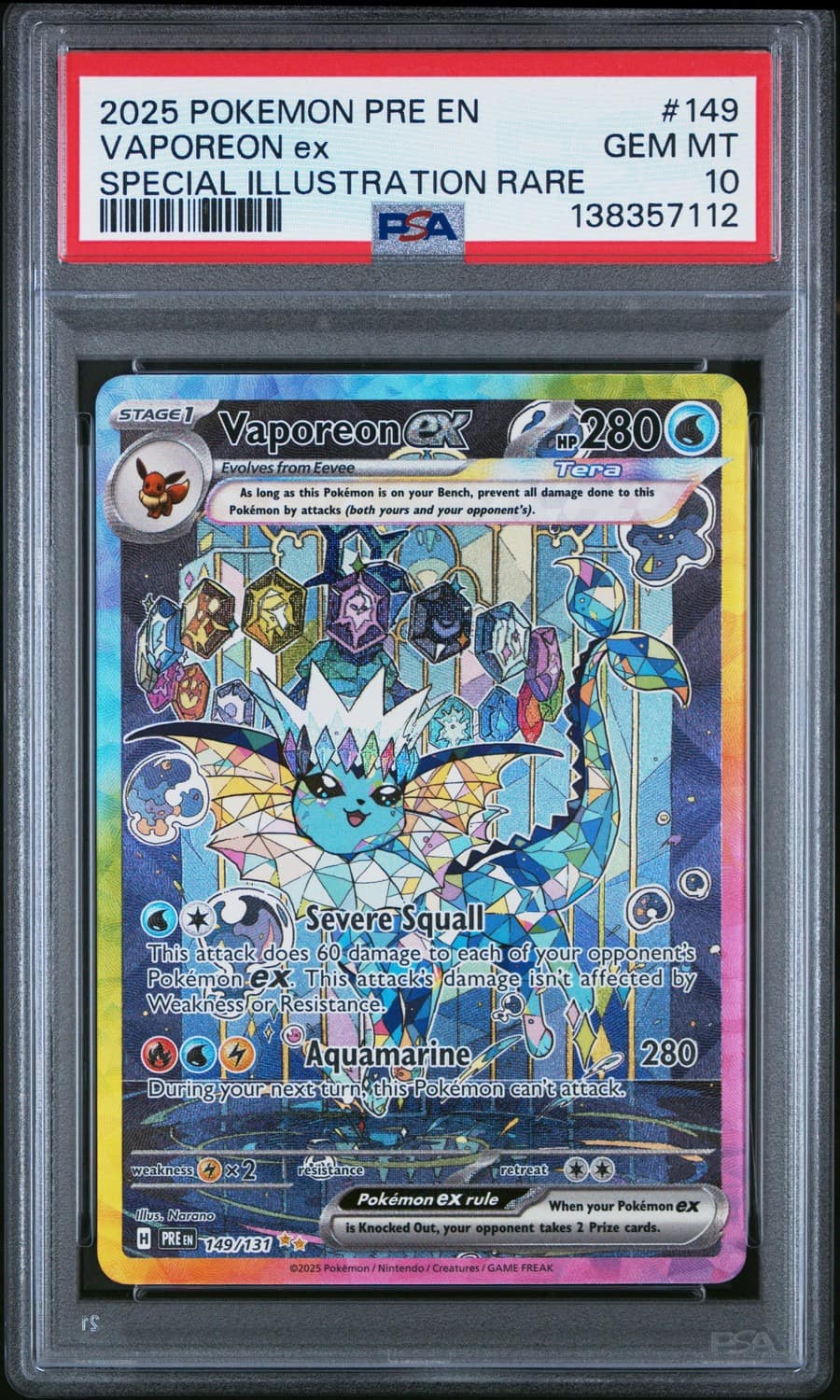 Vaporeon Ex