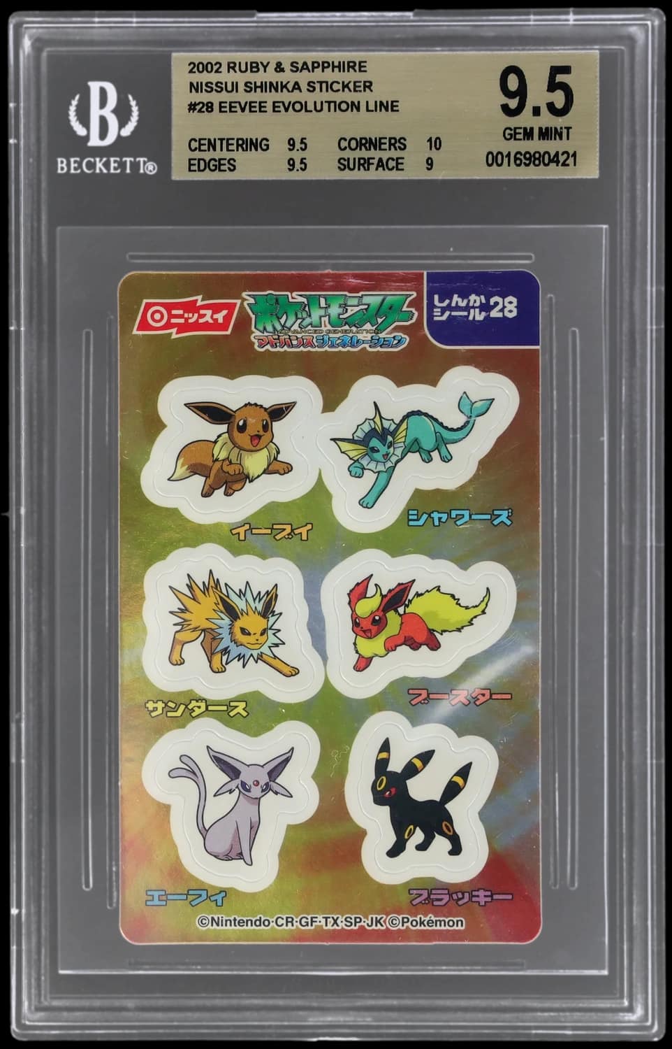 Eevee Evolution Line