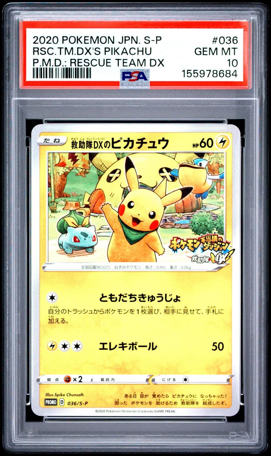 Rescue Team Dx'S Pikachu