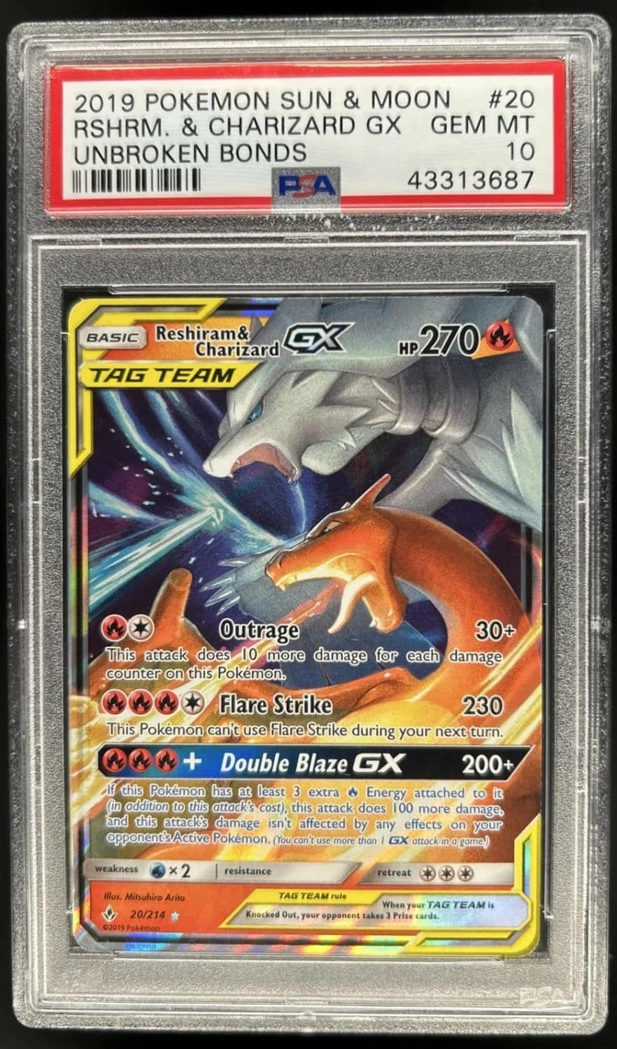 Reshiram & Charizard Gx