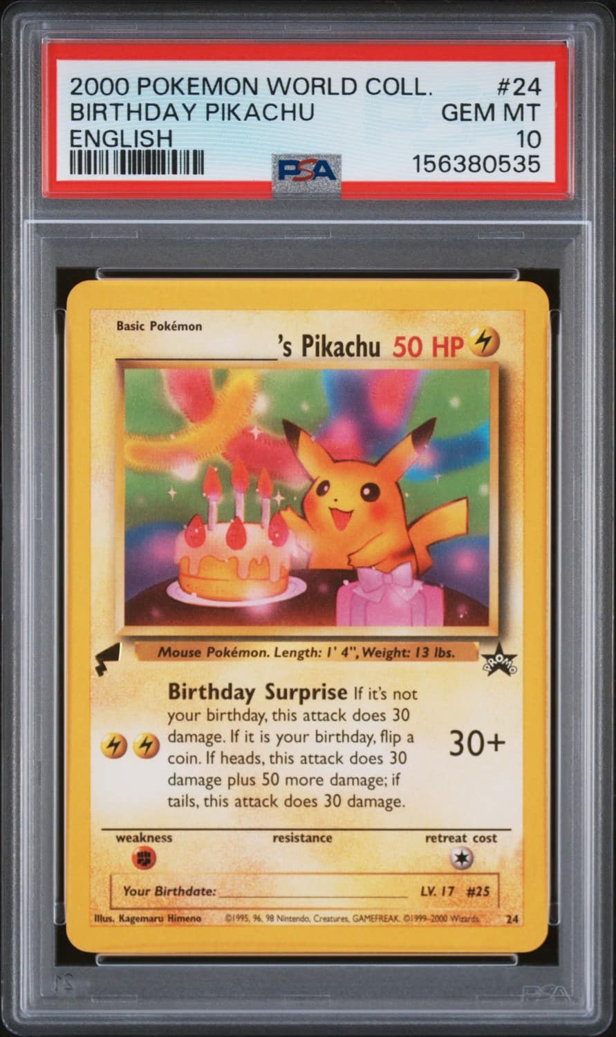 Birthday Pikachu