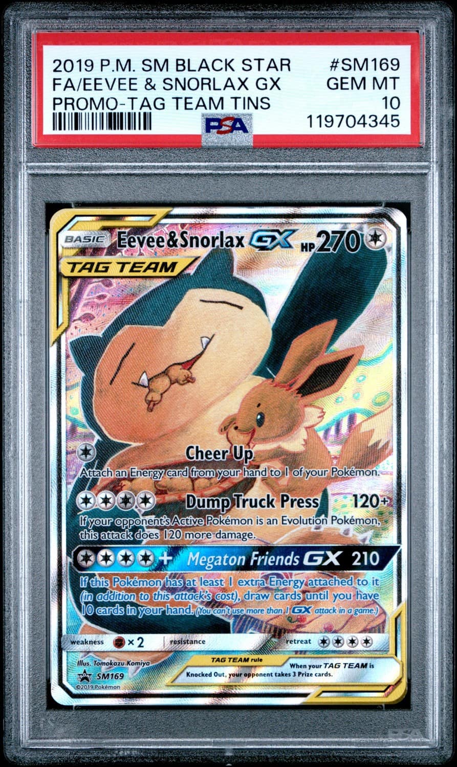 Eevee & Snorlax Gx