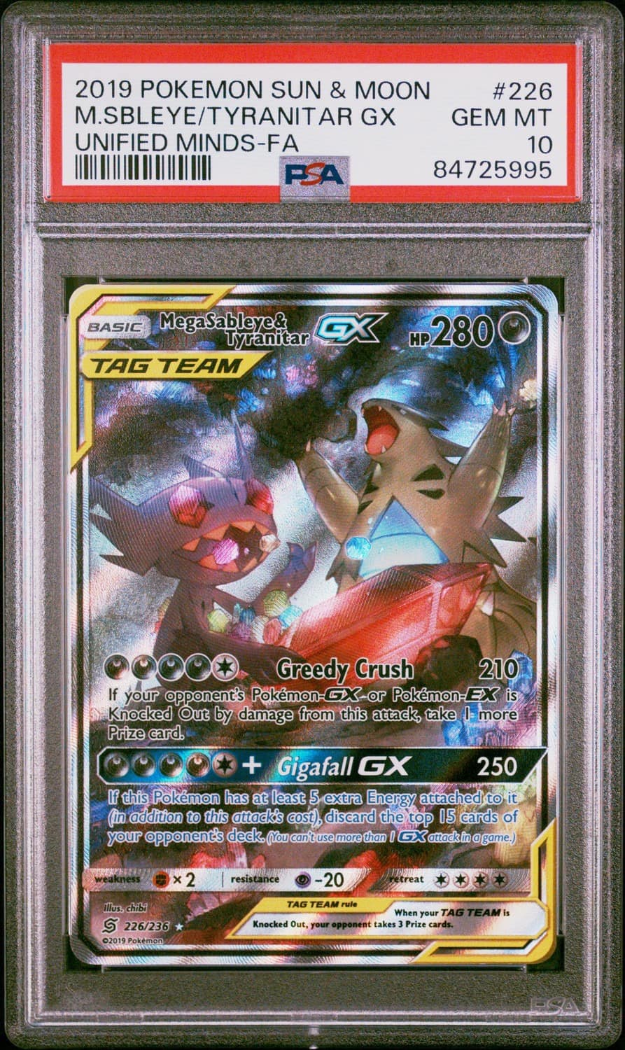 Mega Sableye & Tyranitar Gx