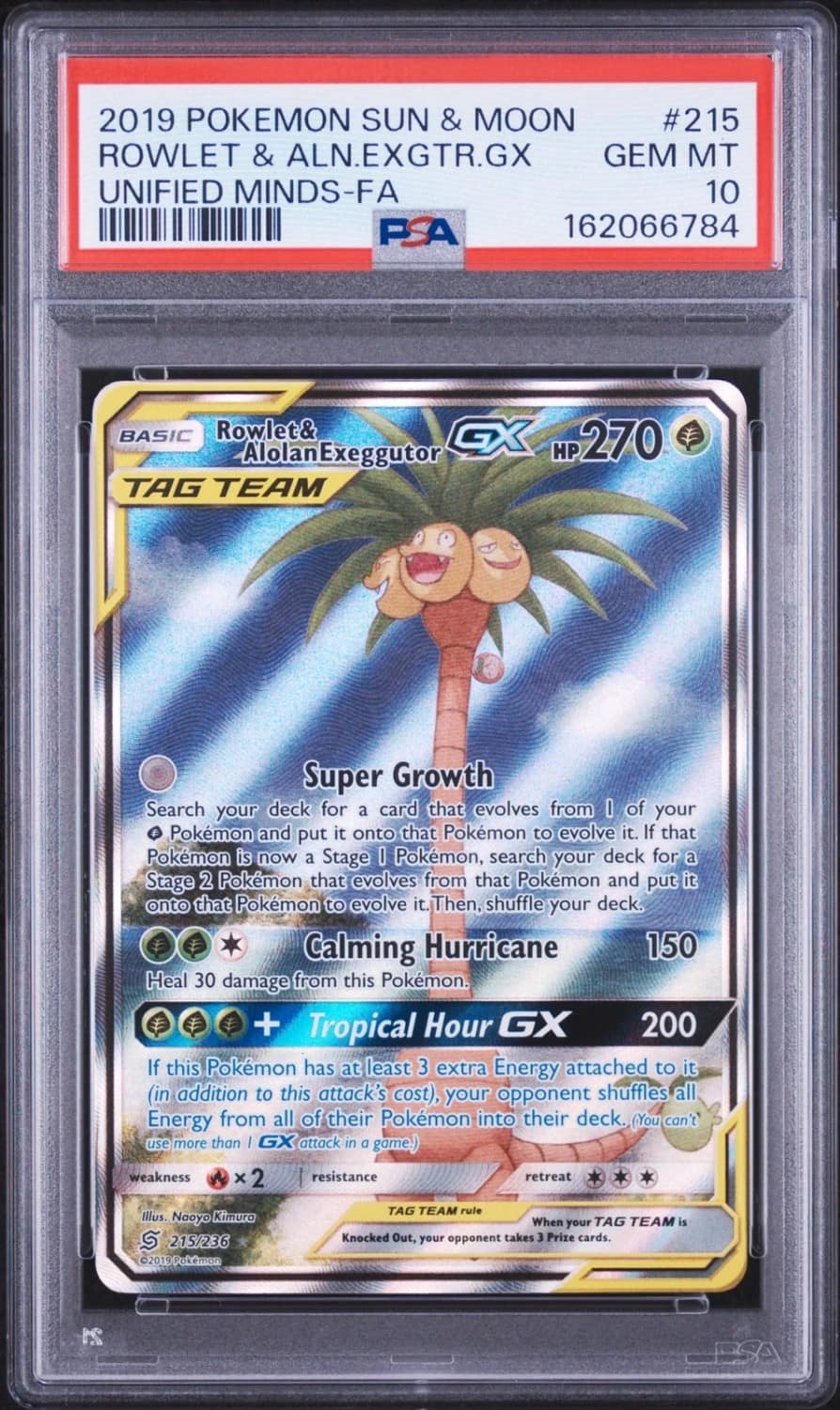Rowlet & Alolan Exeggutor Gx
