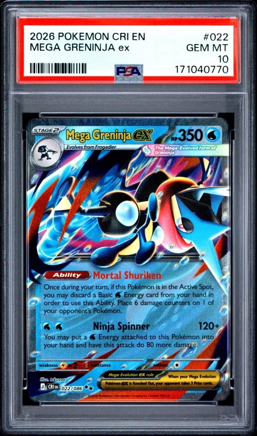 Mega Greninja Ex