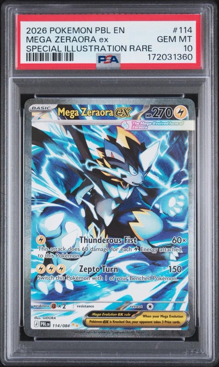 Mega Zeraora Ex