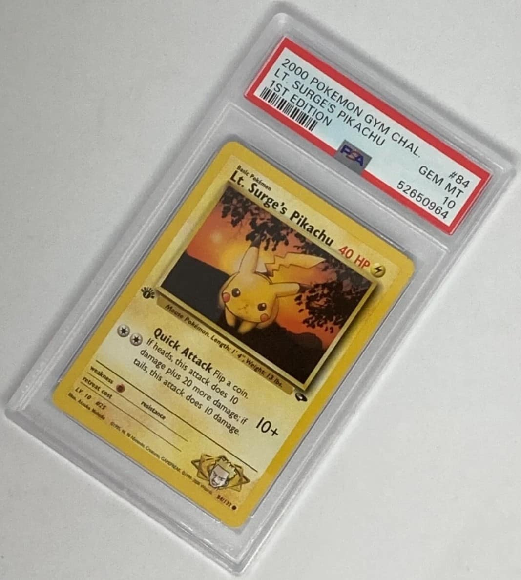 Lt. Surge'S Pikachu