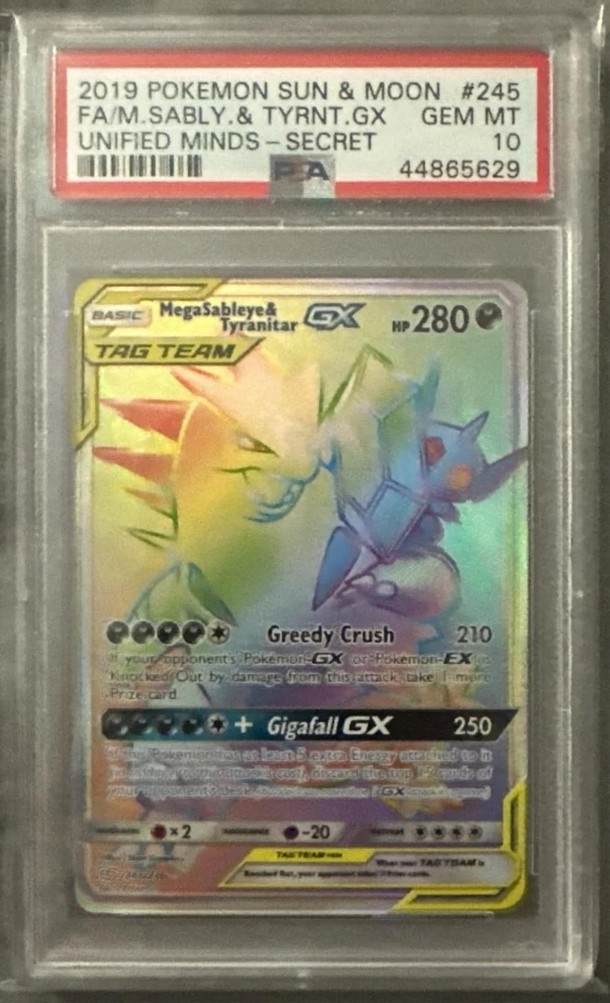 Mega Sableye & Tyranitar Gx