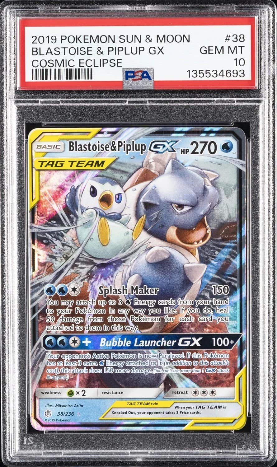 Blastoise & Piplup Gx