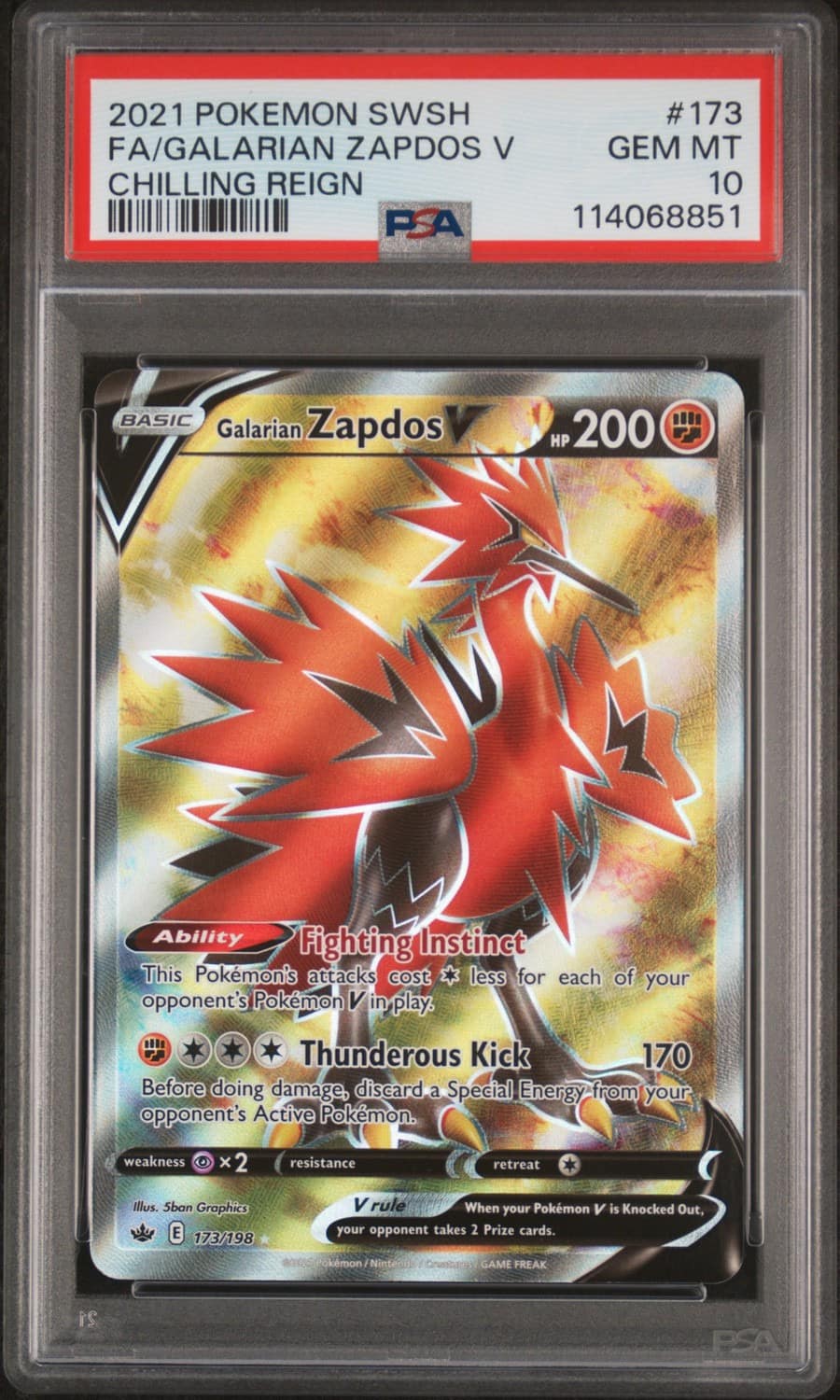 Galarian Zapdos V