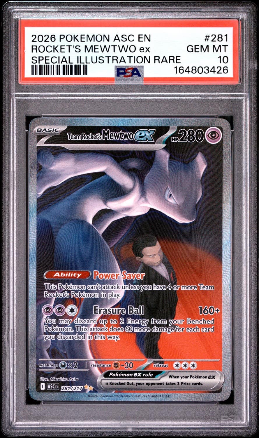 Rocket'S Mewtwo Ex