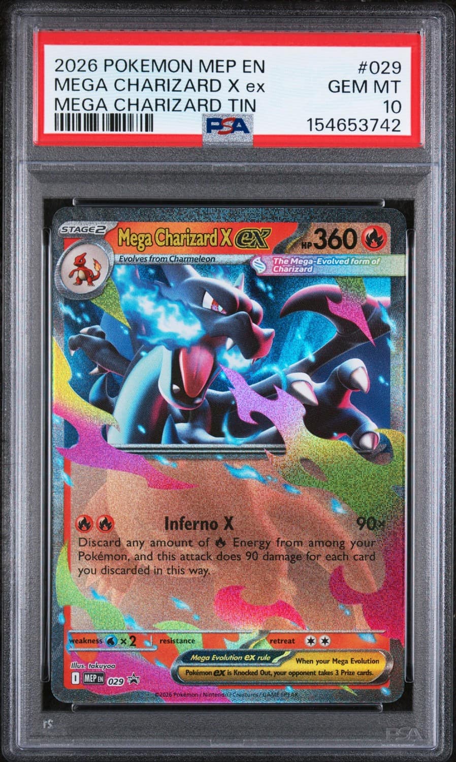 Mega Charizard X Ex