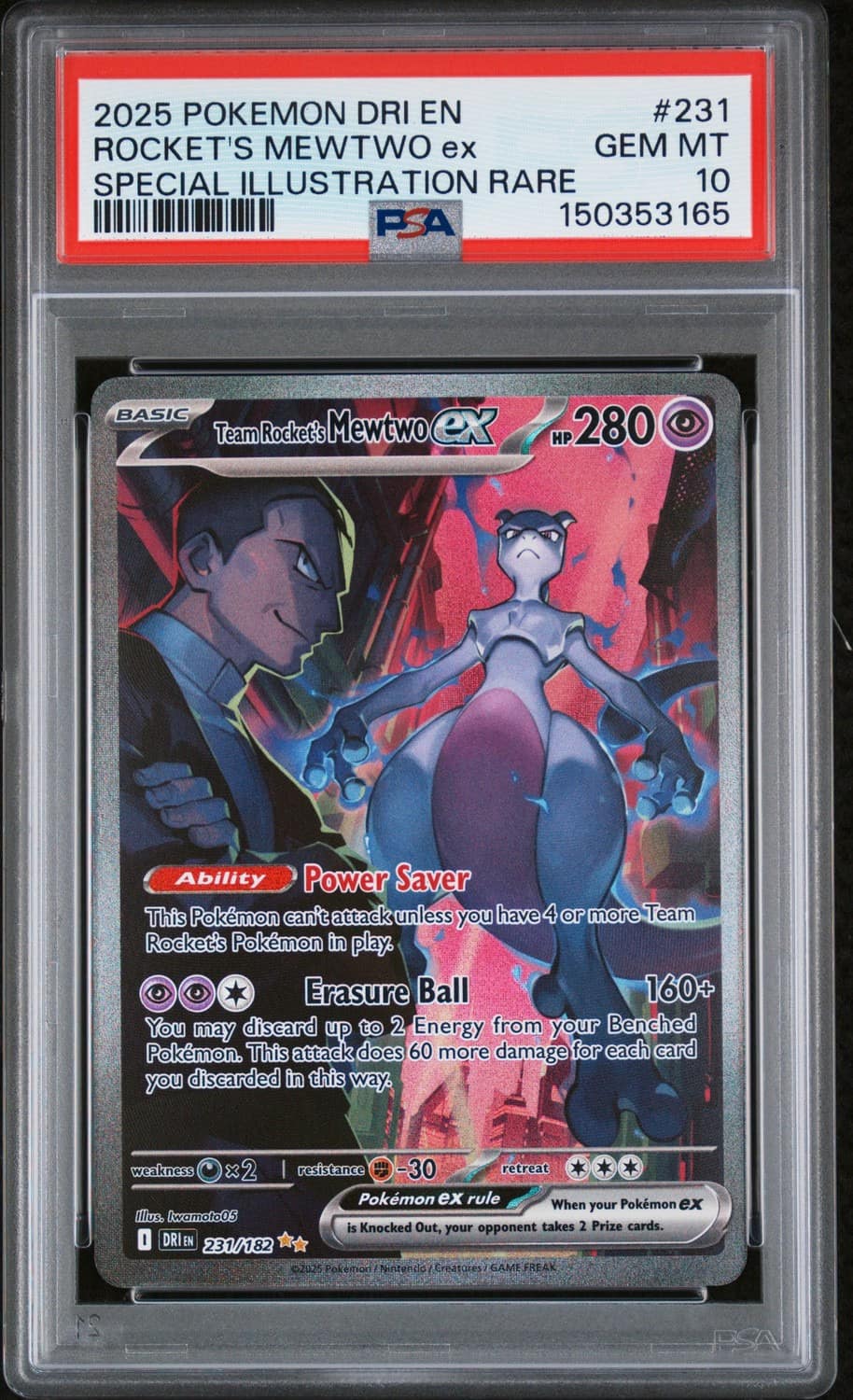 Rocket'S Mewtwo Ex