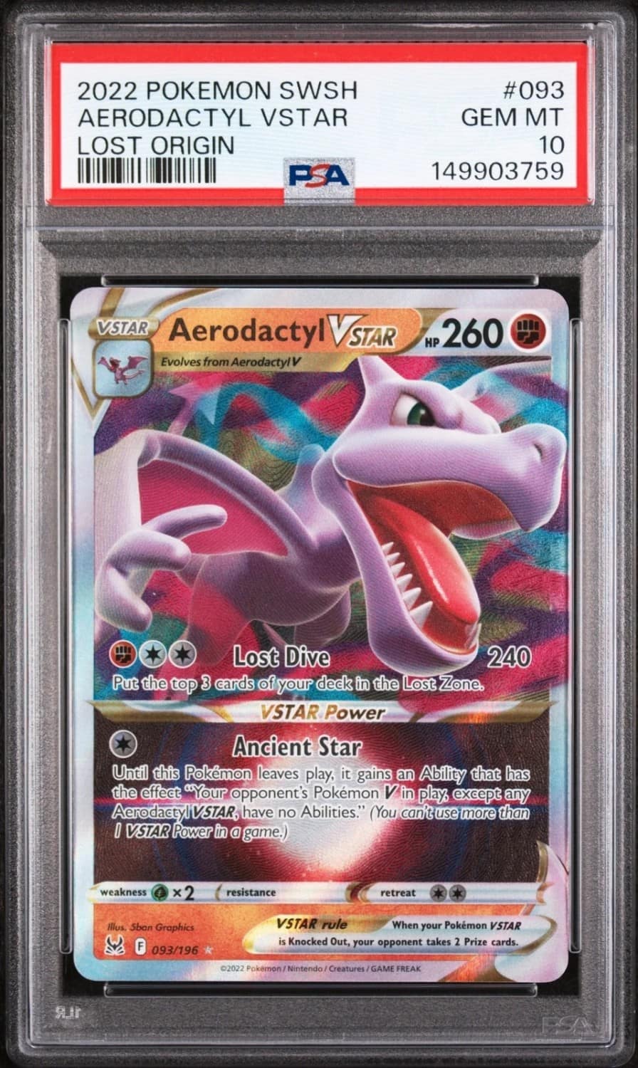 Aerodactyl Vstar