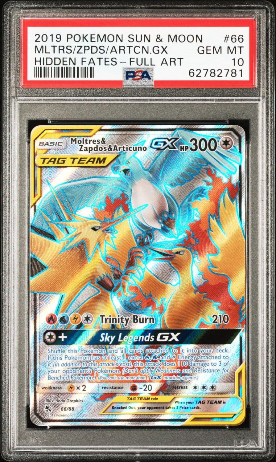 Moltres & Zapdos & Articuno Gx