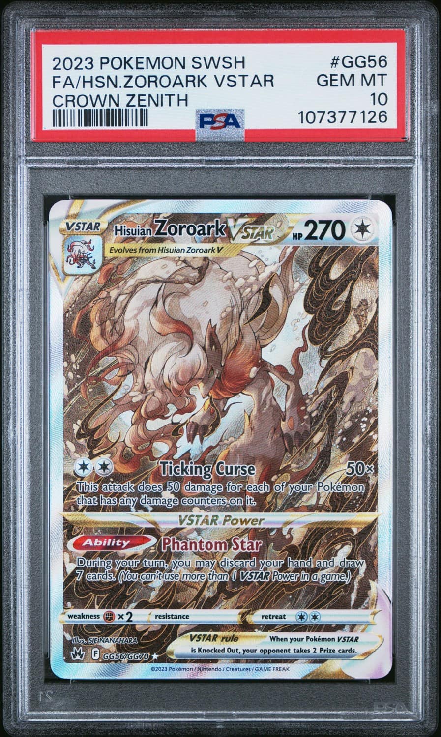 Hisuian Zoroark Vstar