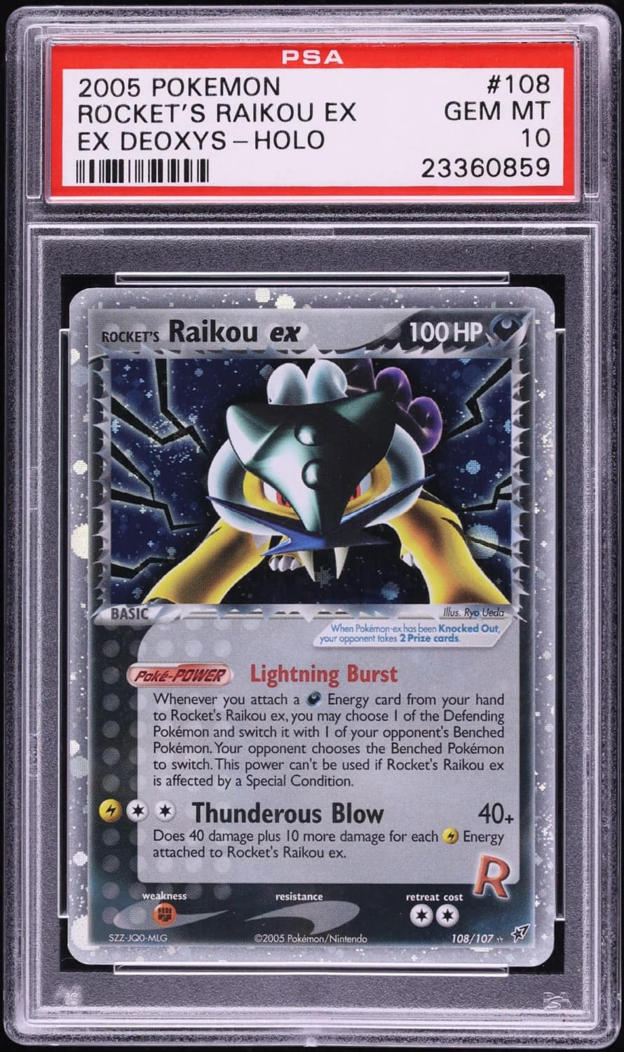 Rocket'S Raikou Ex