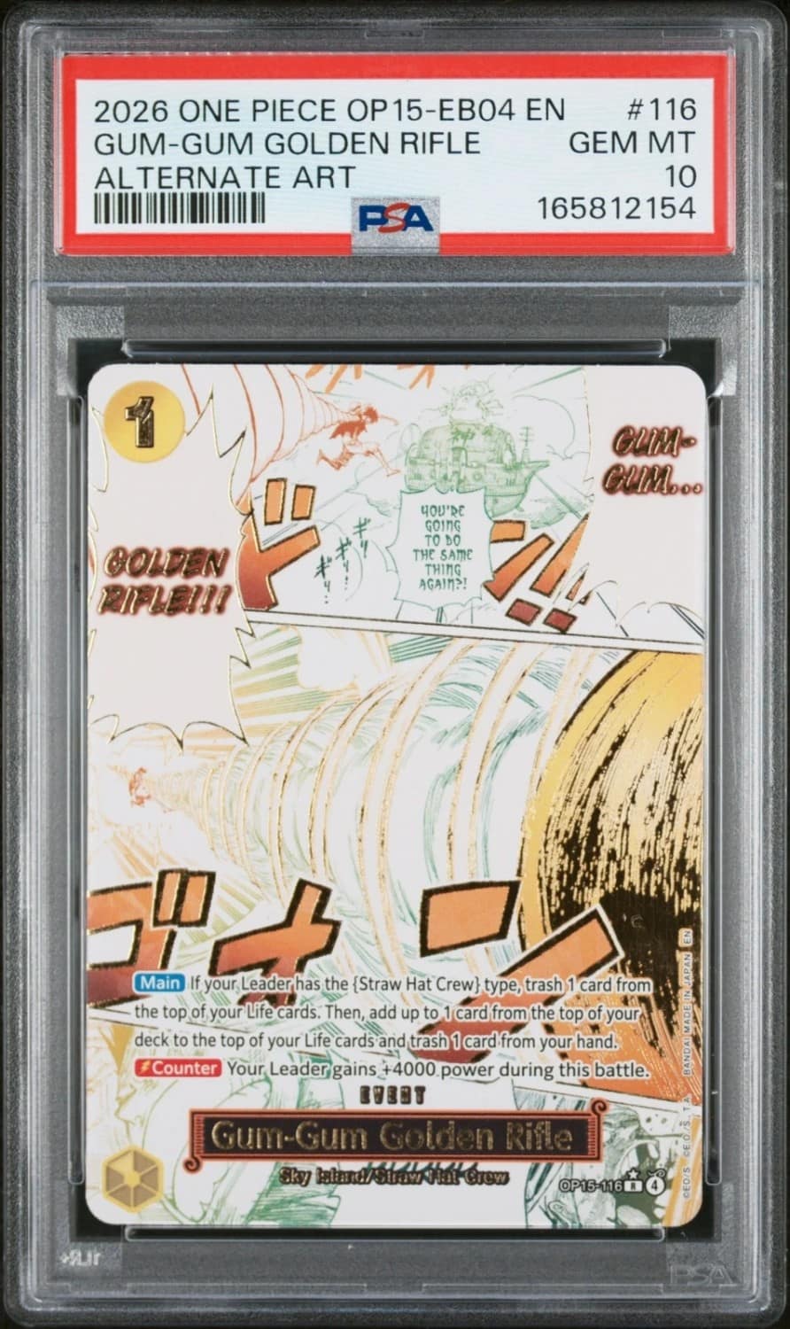 Gum-Gum Golden Rifle