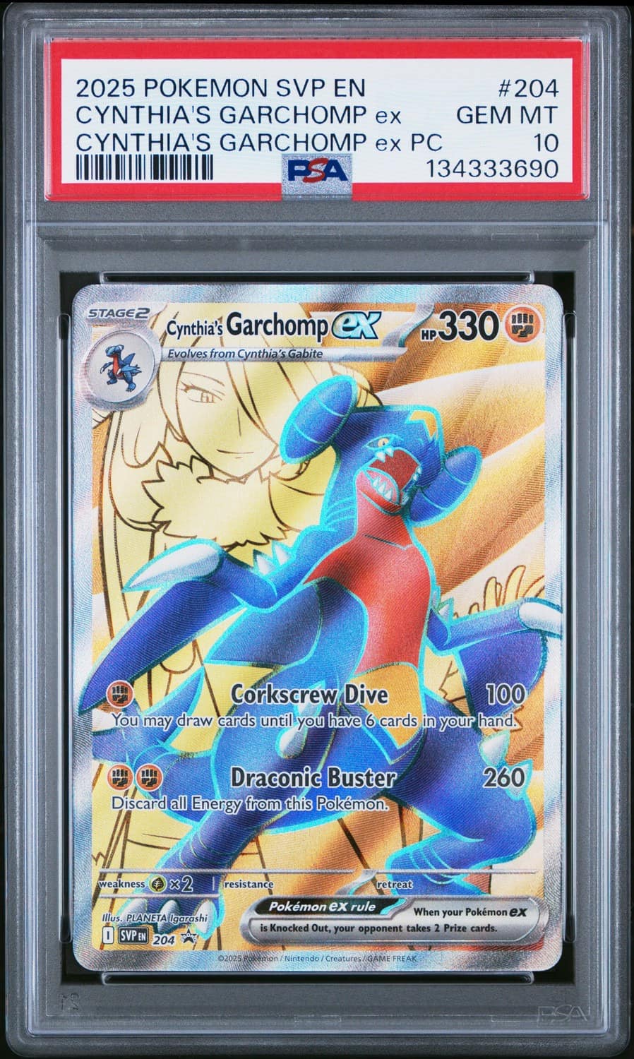 Cynthia'S Garchomp Ex