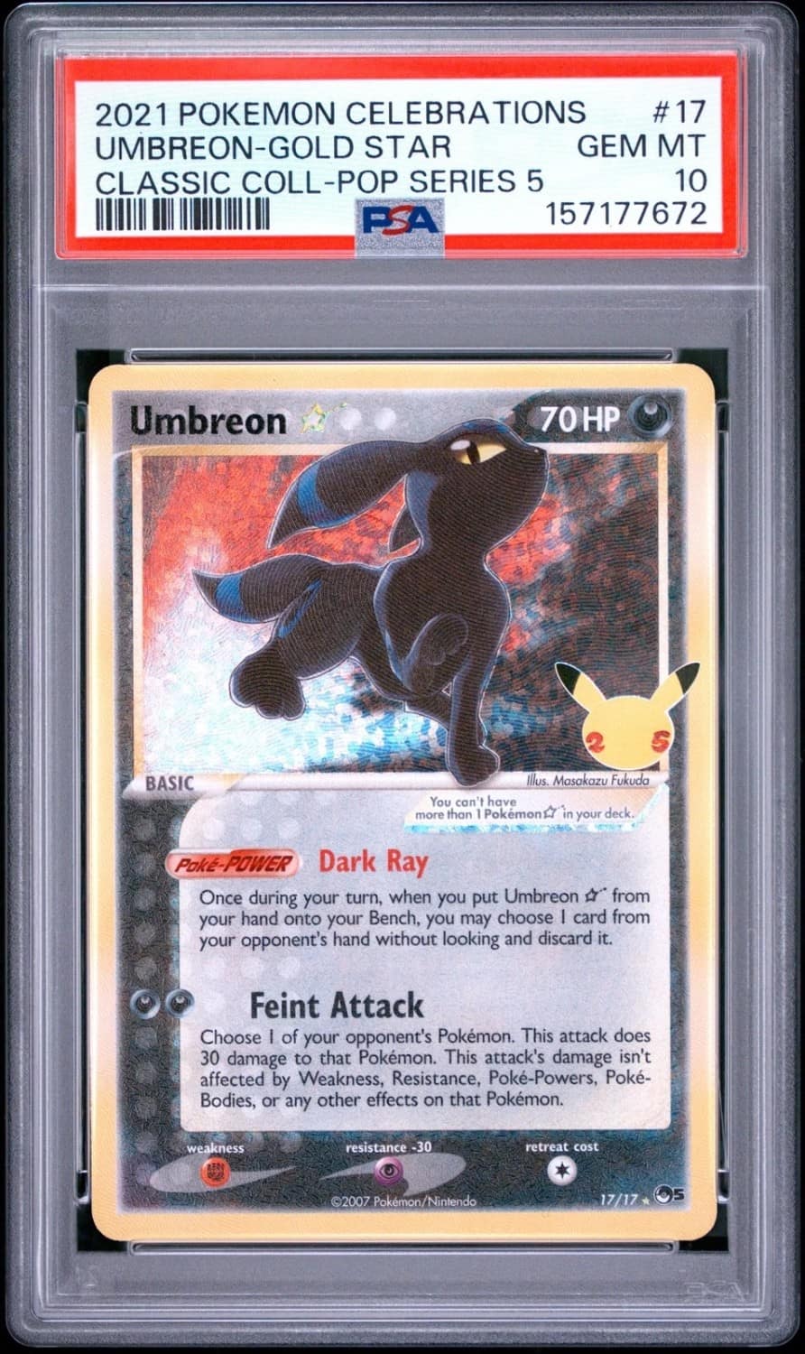 Umbreon-Gold Star