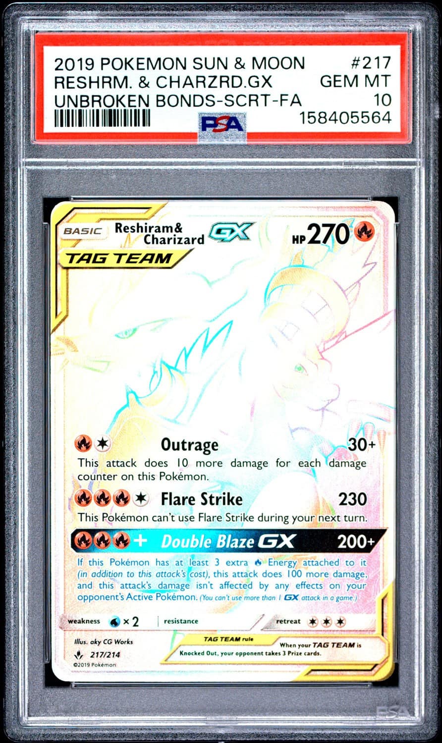 Reshiram & Charizard Gx