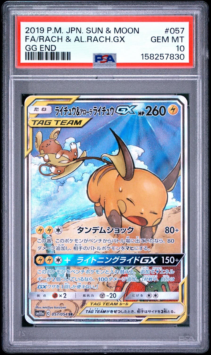 Raichu & Alolan Raichu Gx