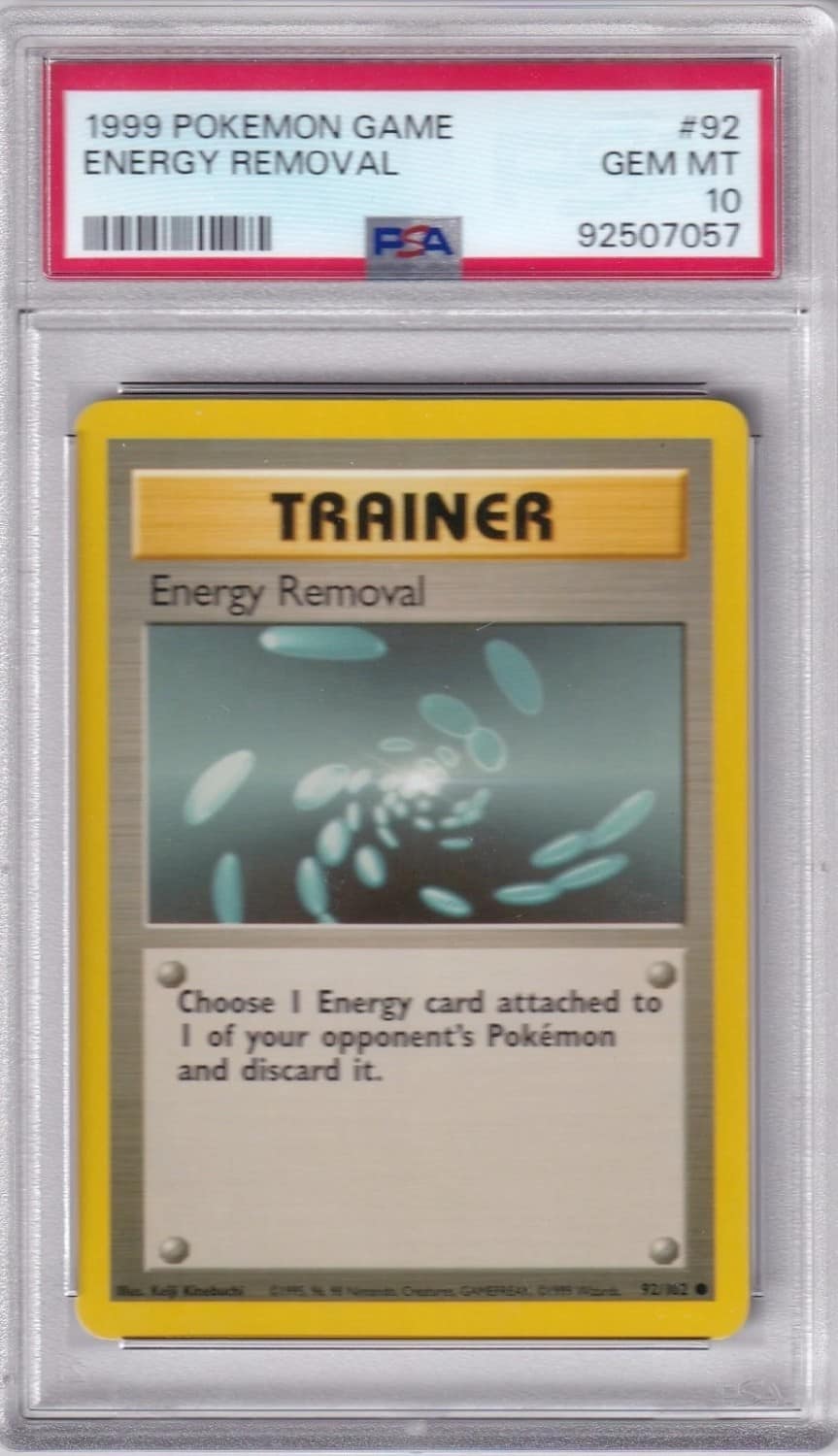 Energy Removal