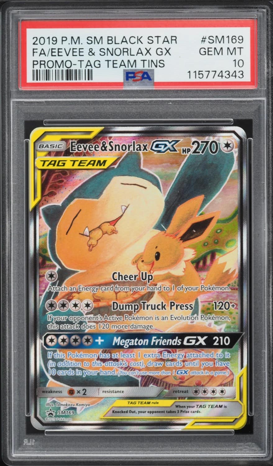 Eevee & Snorlax Gx