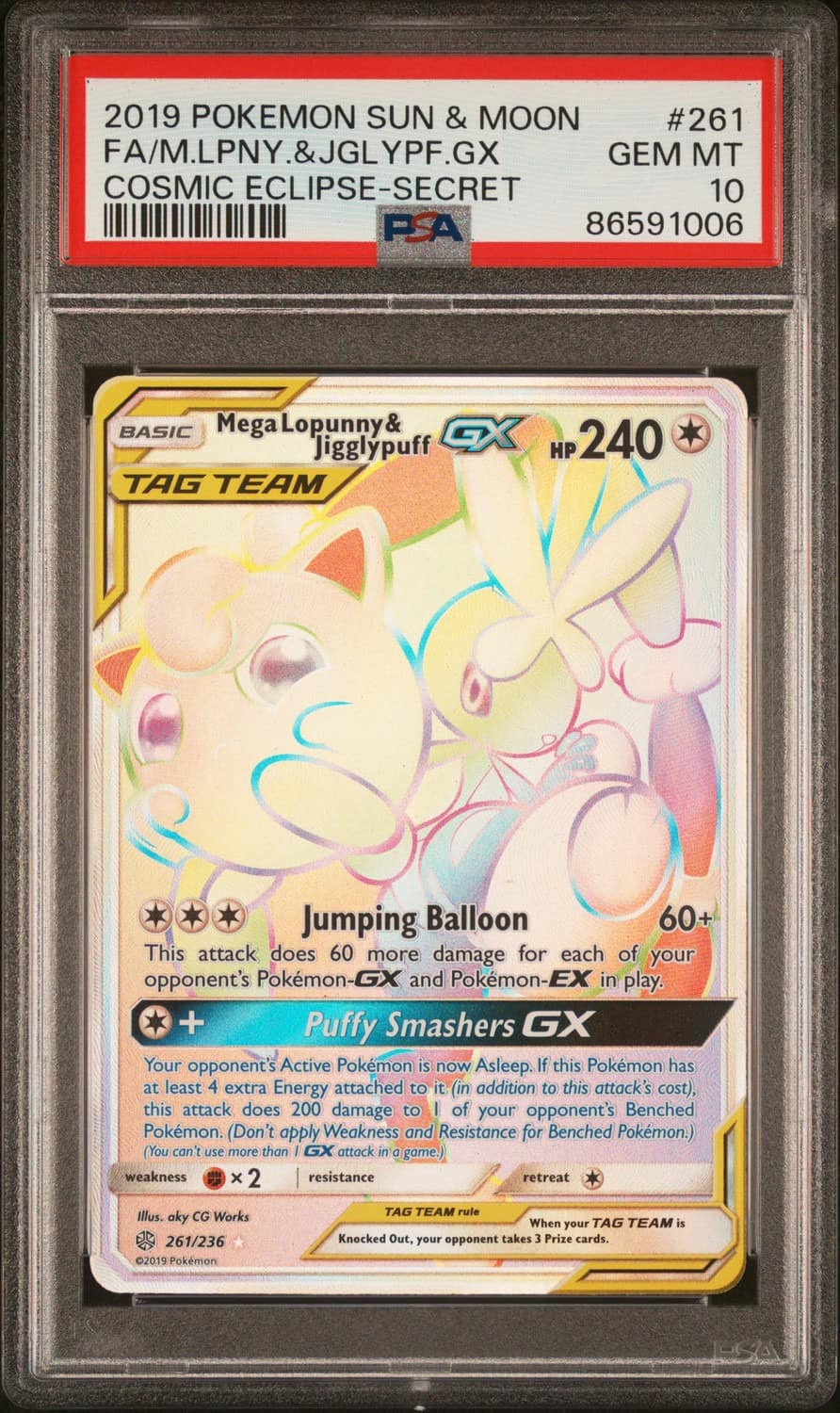 Mega Lopunny & Jigglypuff Gx