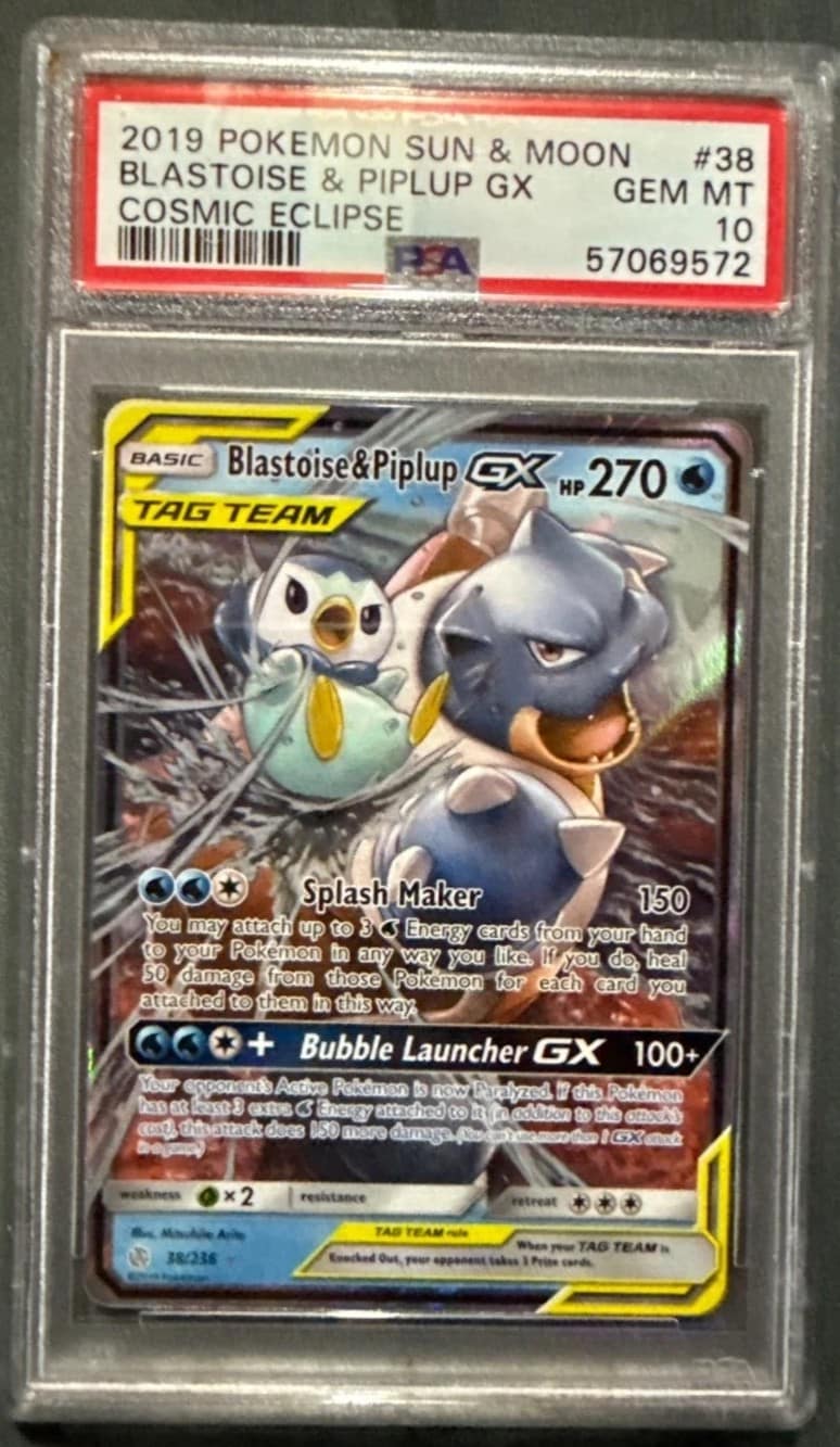 Blastoise & Piplup Gx