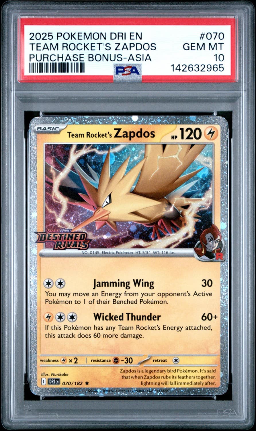 Team Rocket'S Zapdos