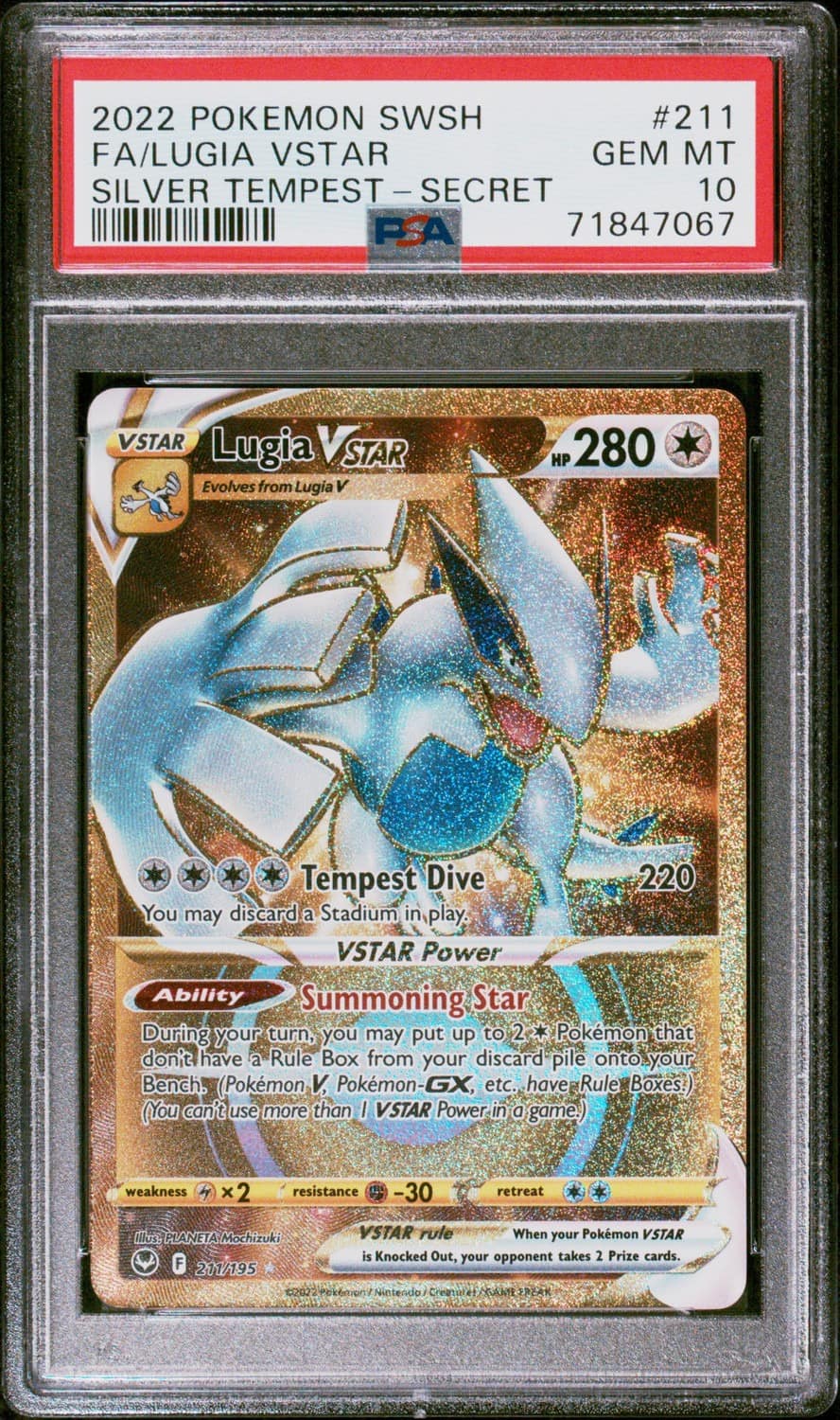 Lugia Vstar