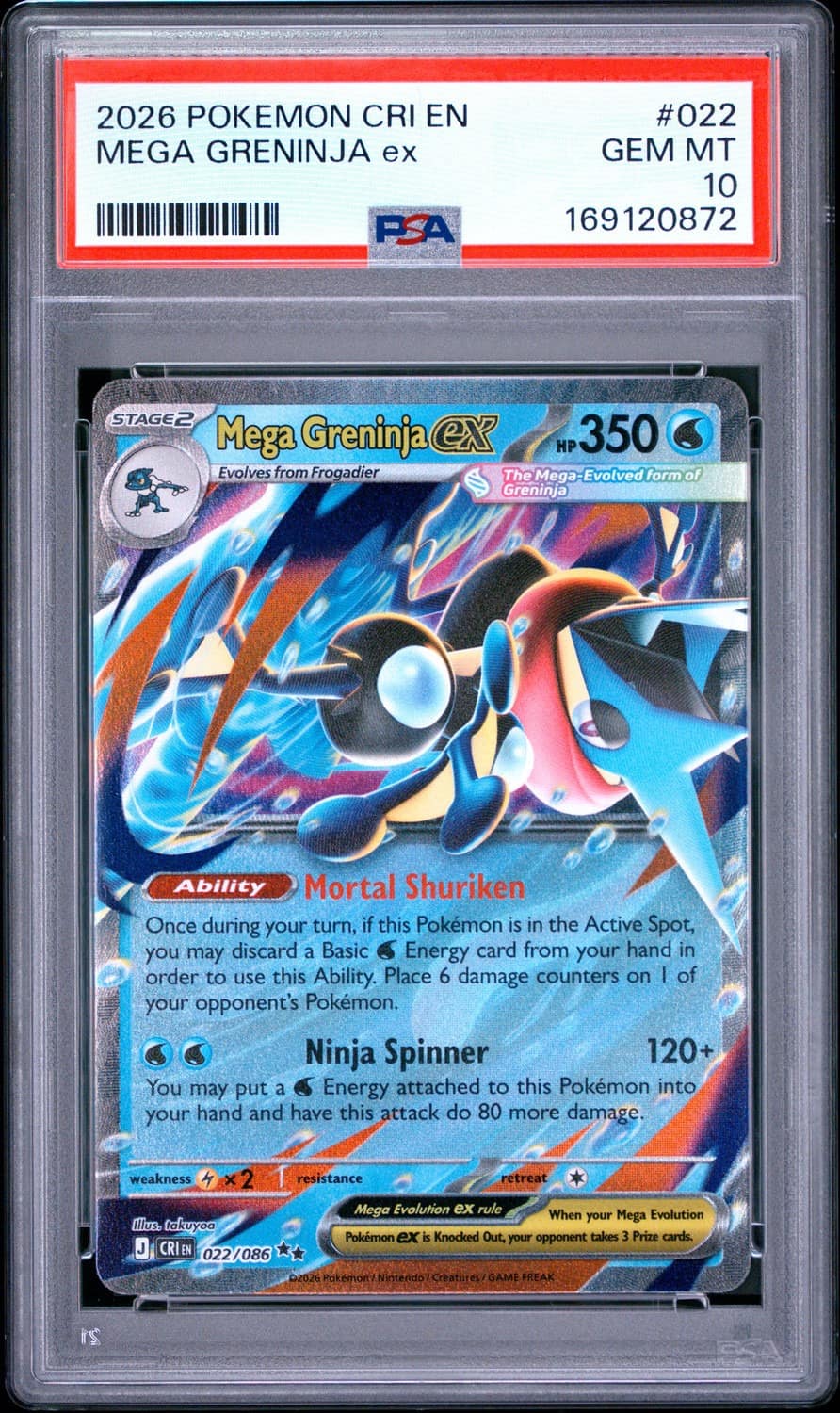 Mega Greninja Ex