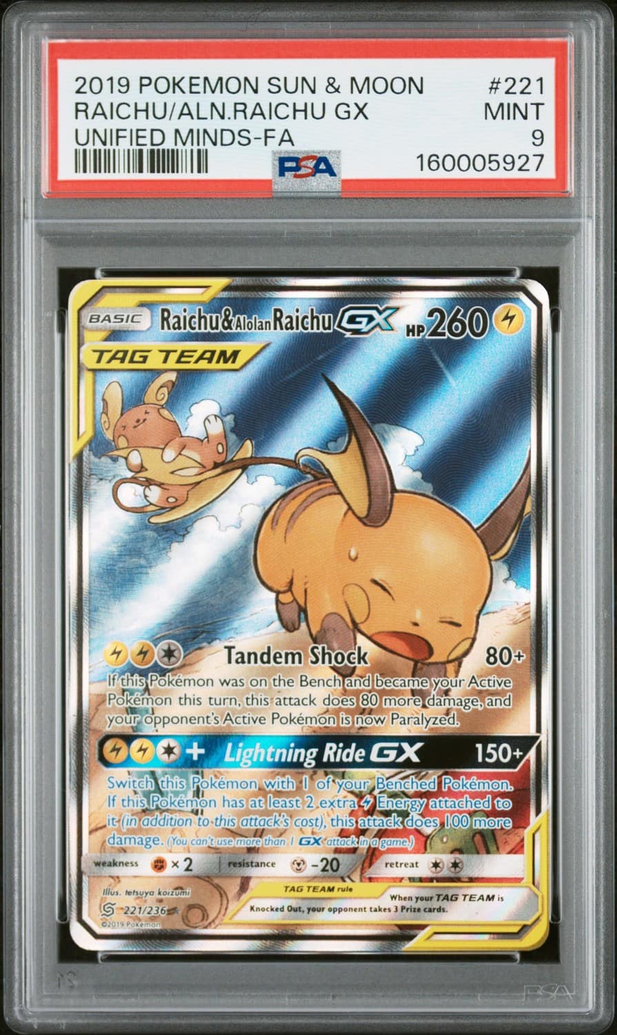 Raichu & Alolan Raichu Gx