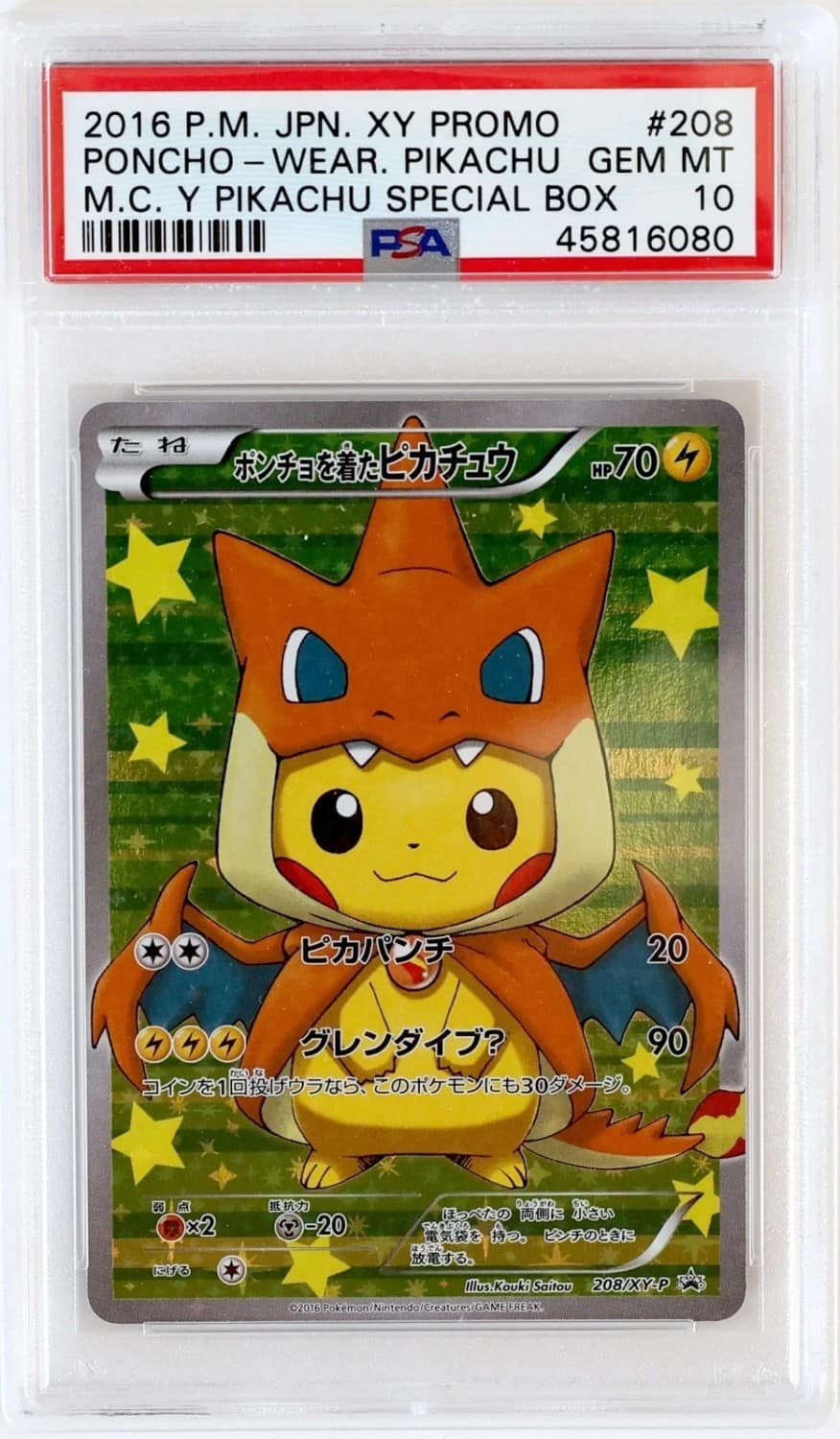 Poncho-Wearing Pikachu