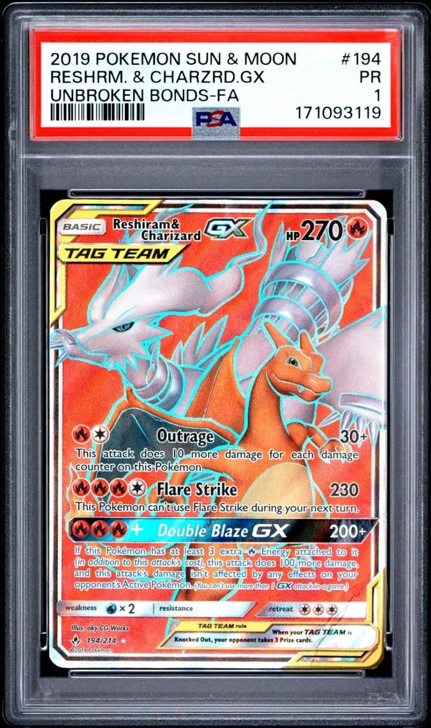 Reshiram & Charizard Gx