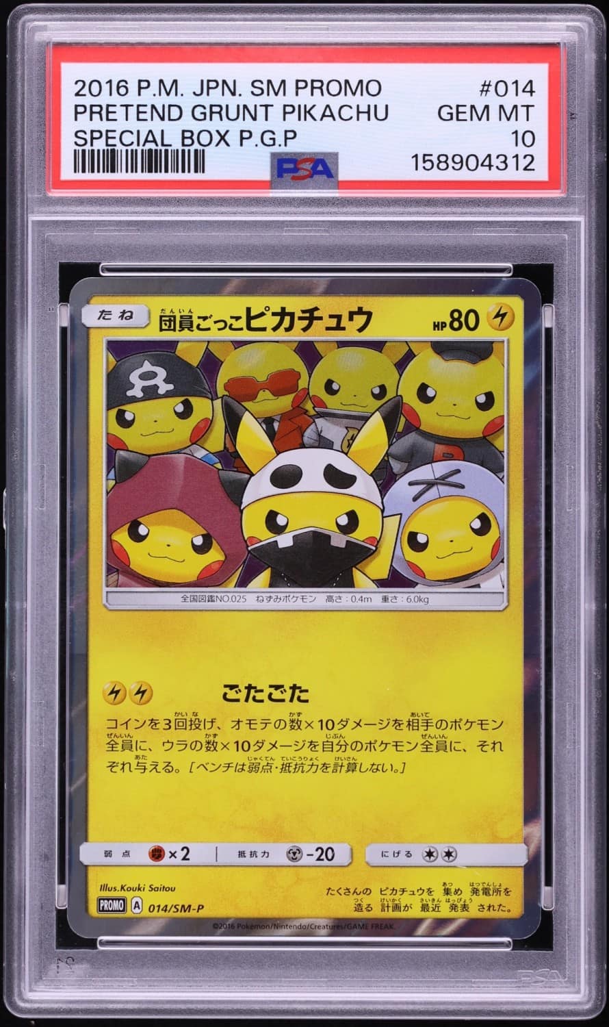 Pretend Grunt Pikachu
