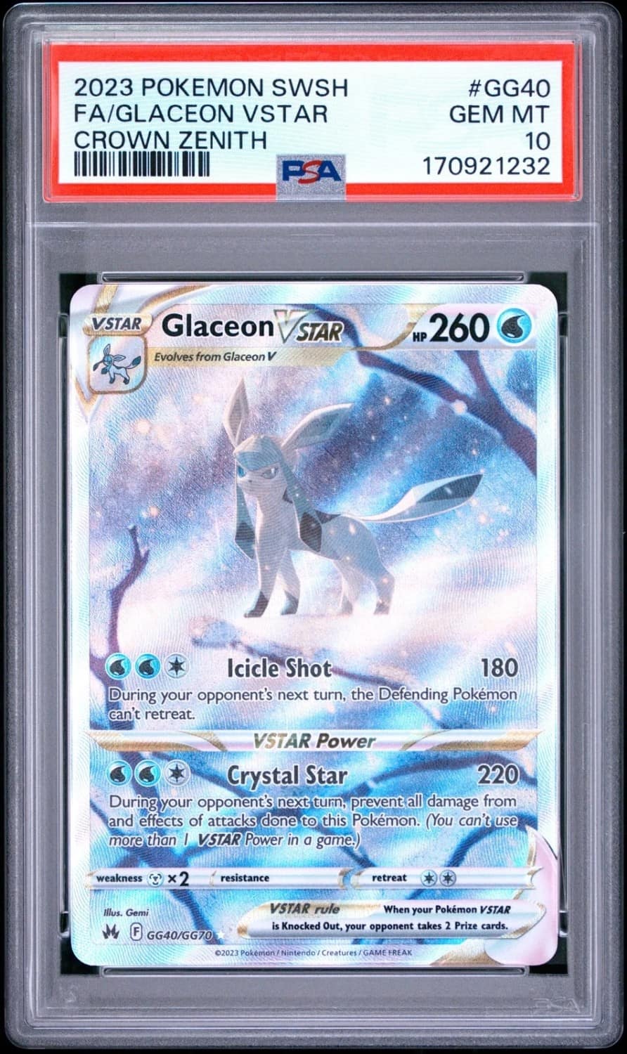 Glaceon Vstar