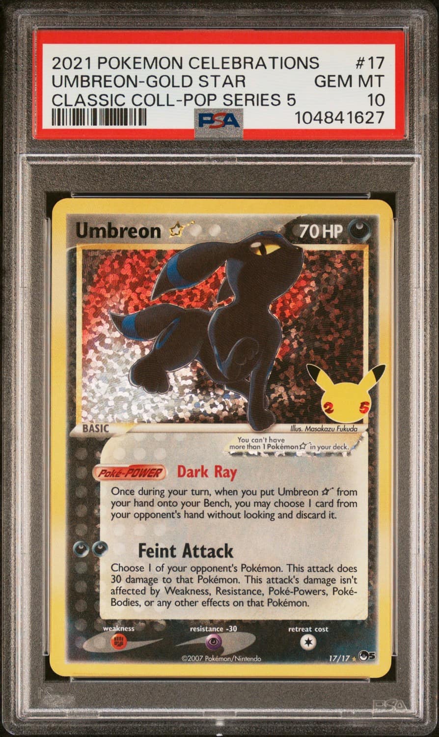 Umbreon-Gold Star
