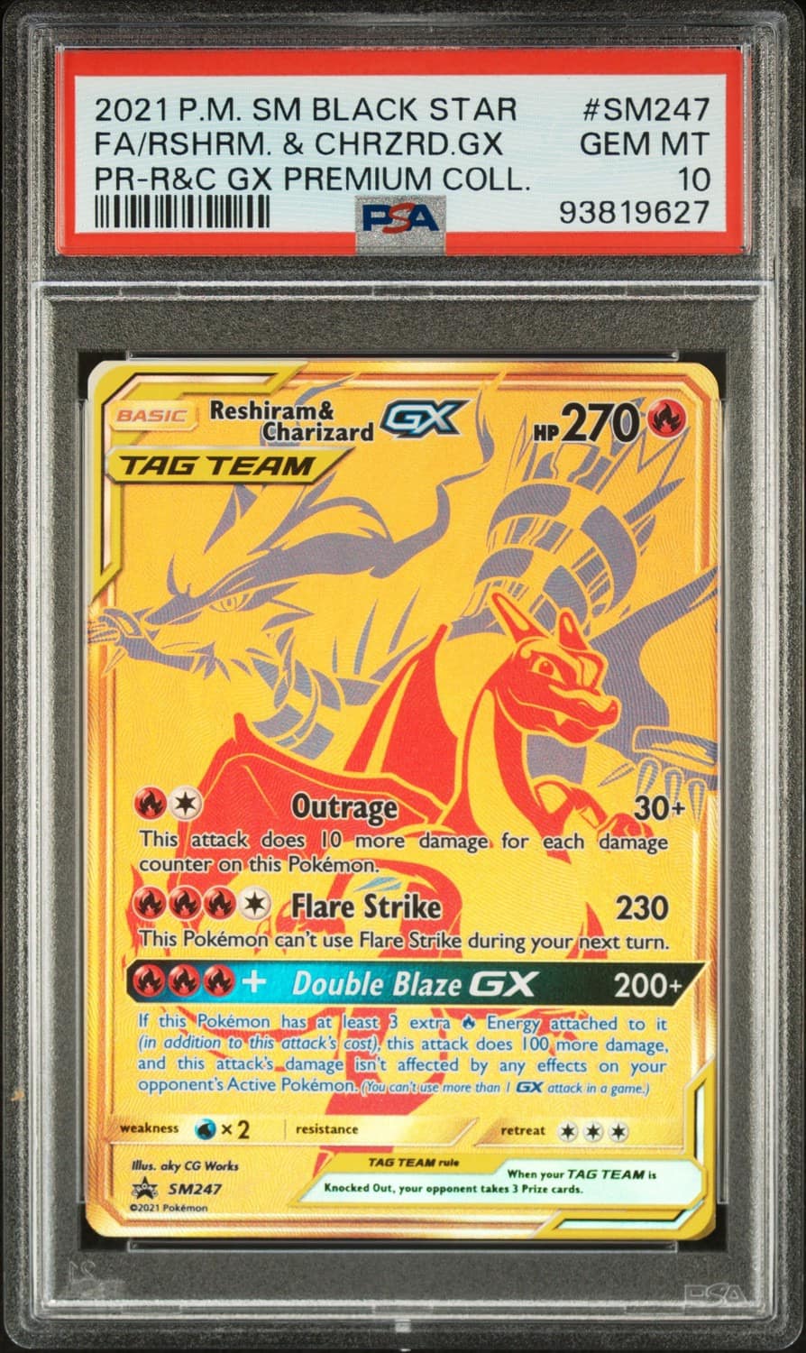 Reshiram & Charizard Gx