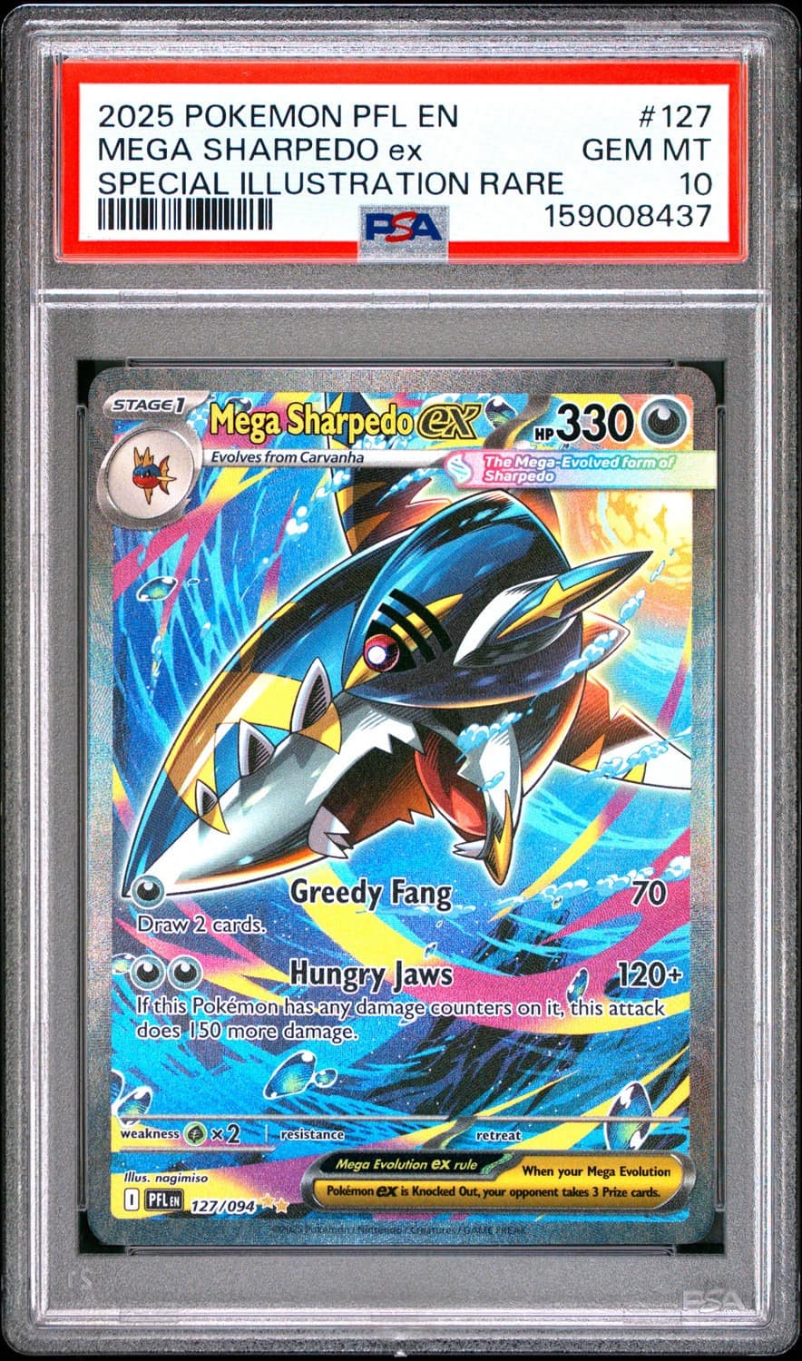 Mega Sharpedo Ex