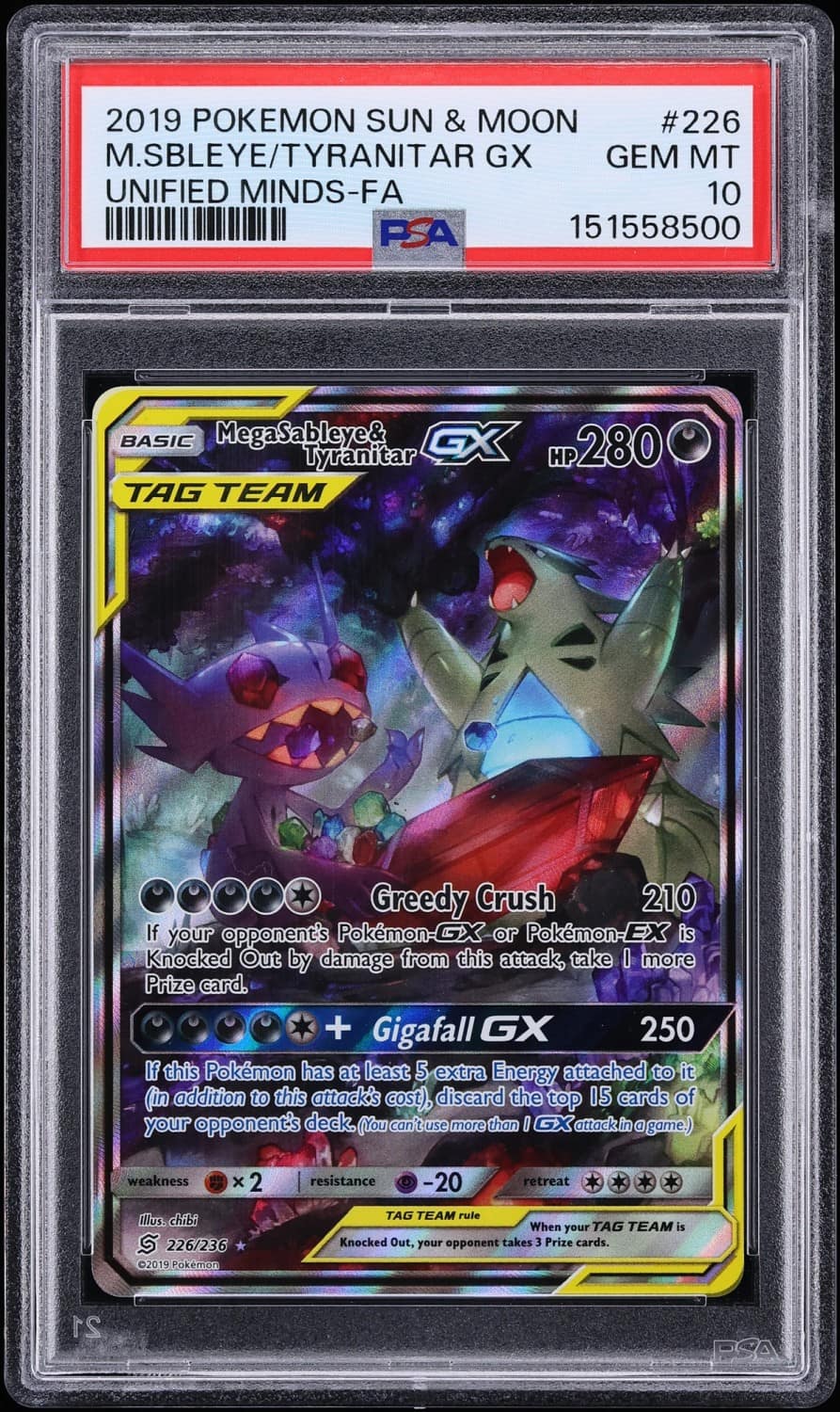 Mega Sableye & Tyranitar Gx