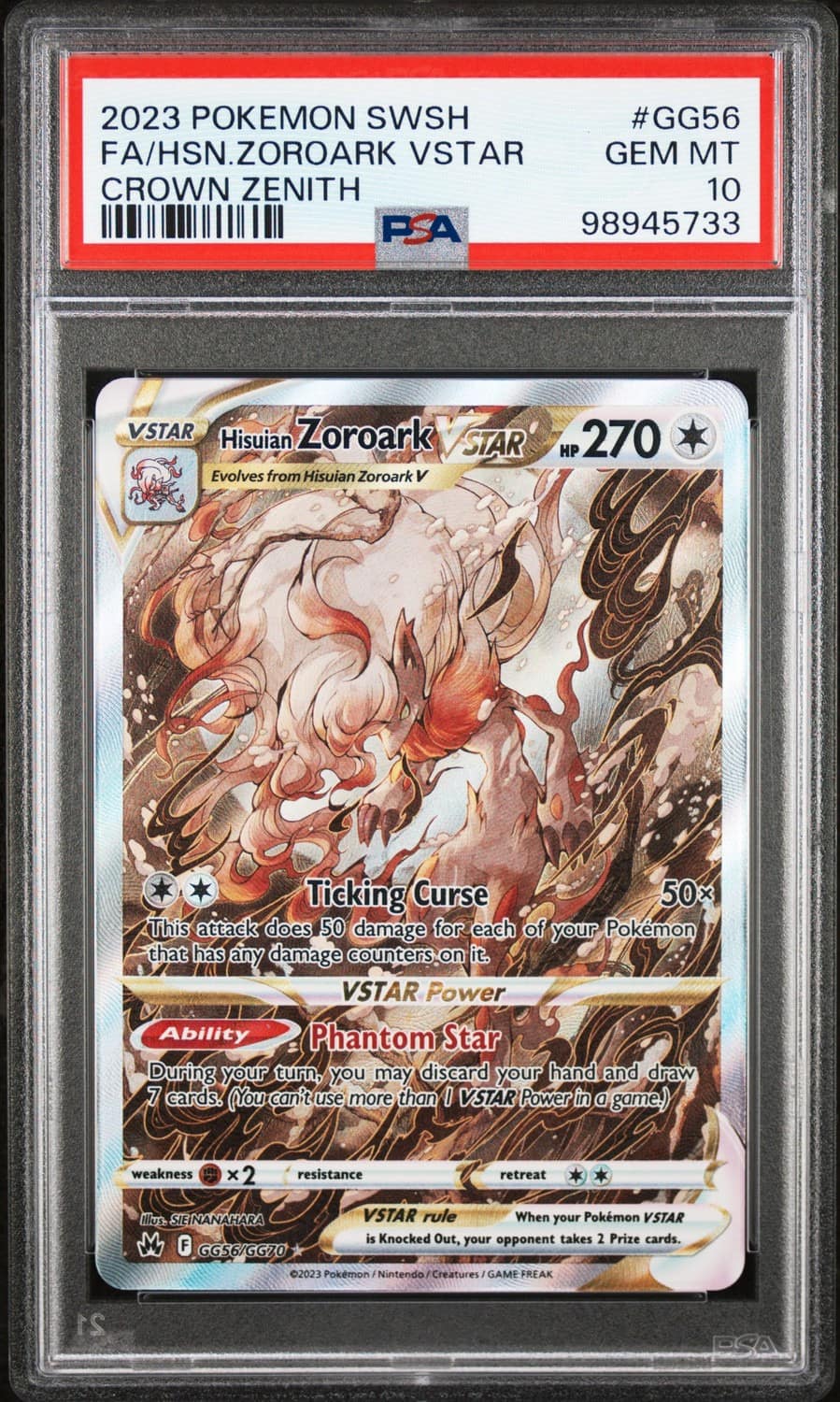 Hisuian Zoroark Vstar