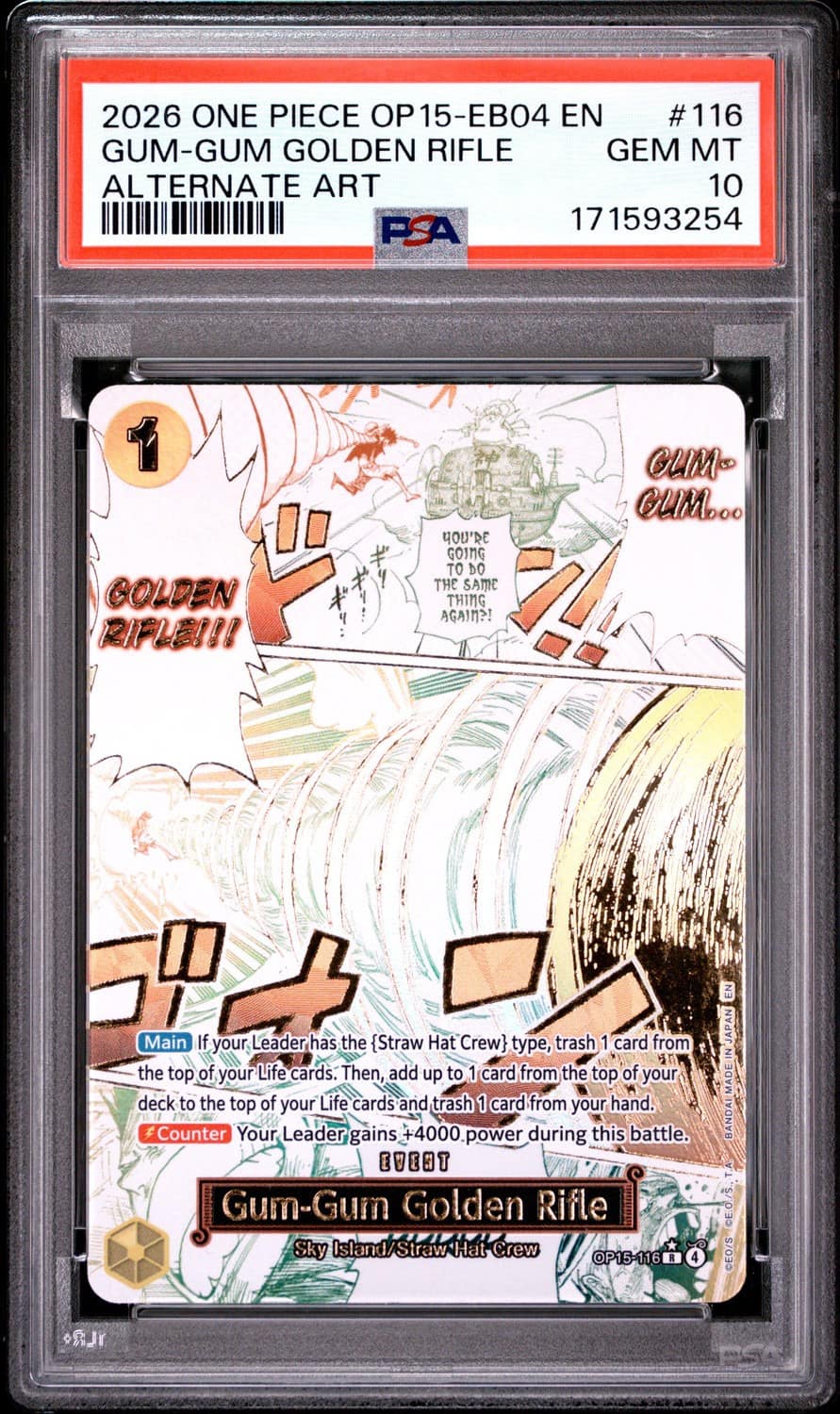 Gum-Gum Golden Rifle