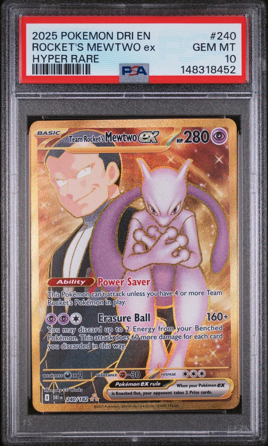 Rocket'S Mewtwo Ex