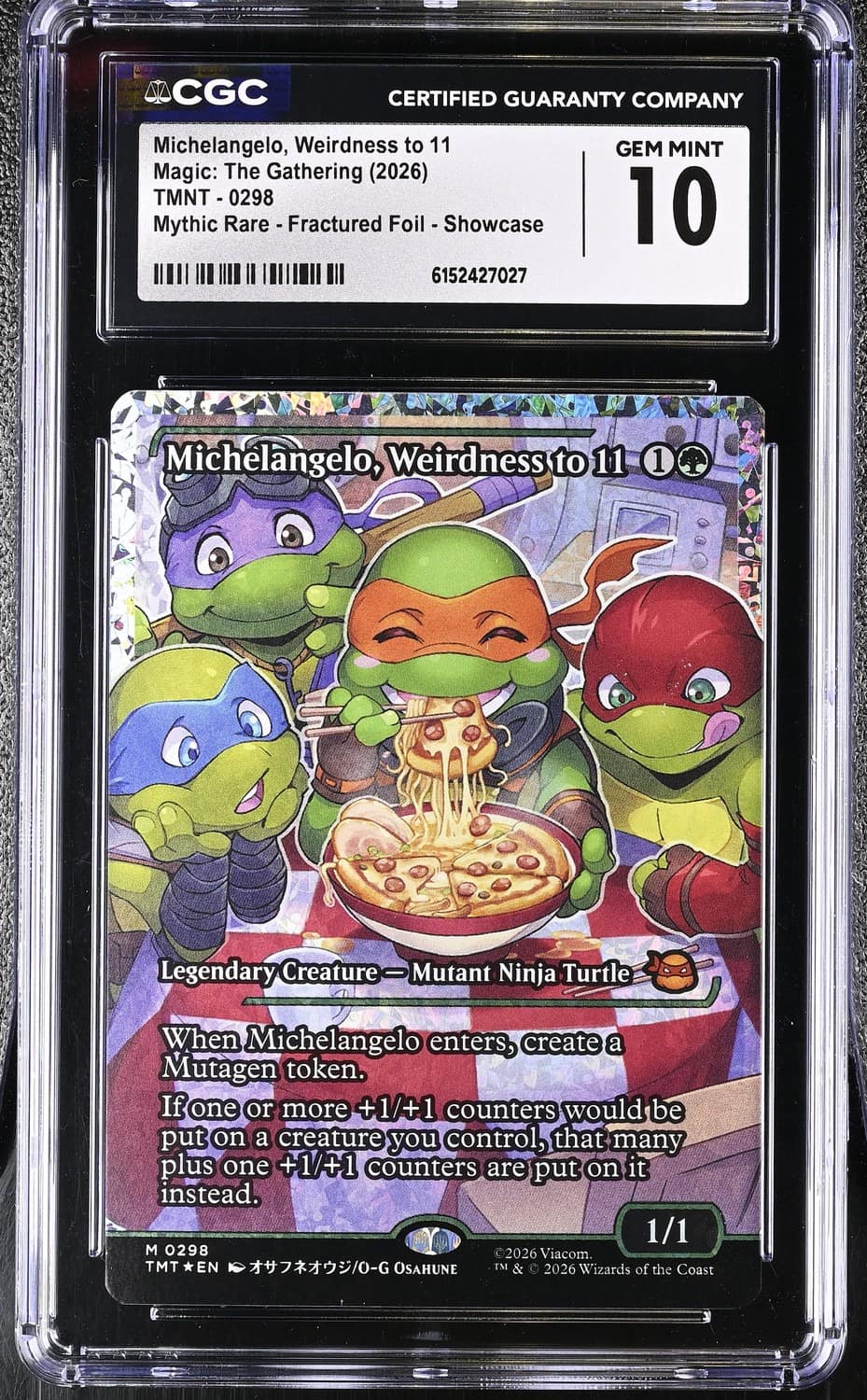 Michelangelo, Weirdness To 11